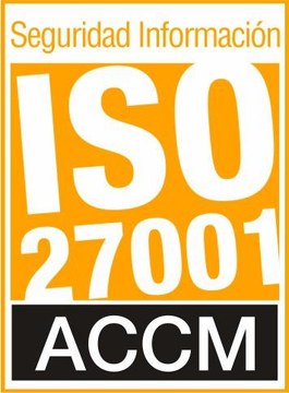 ACCM ISO/IEC 27001 (information security) seal